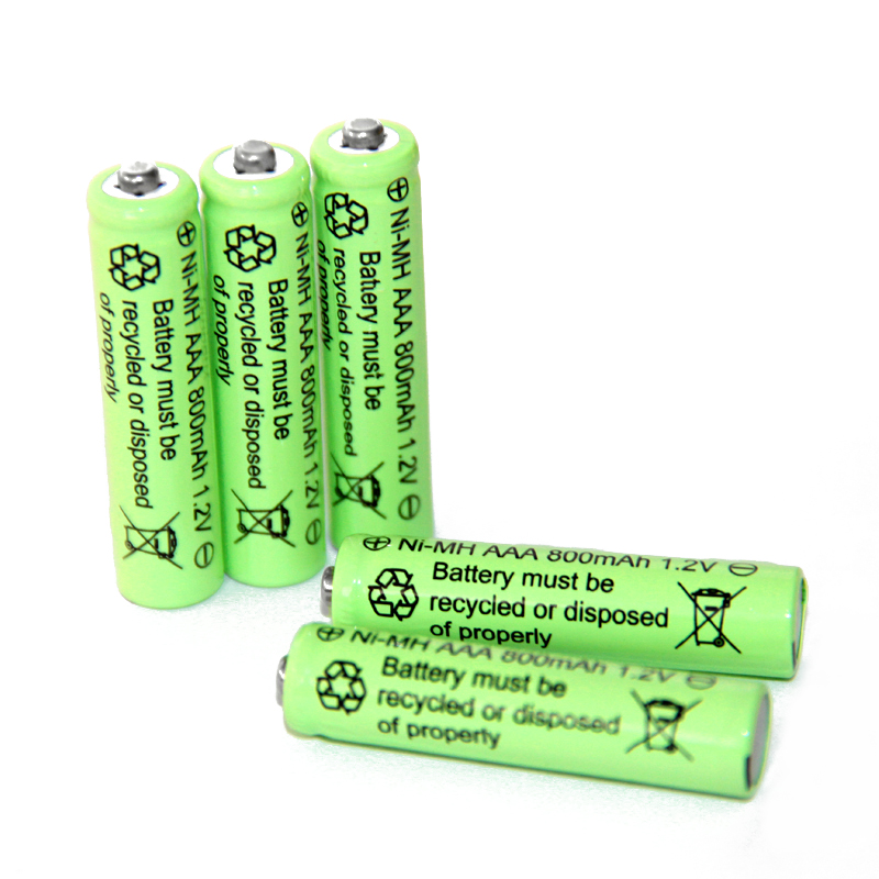 Ni-MHAAA800mAh 1.2V