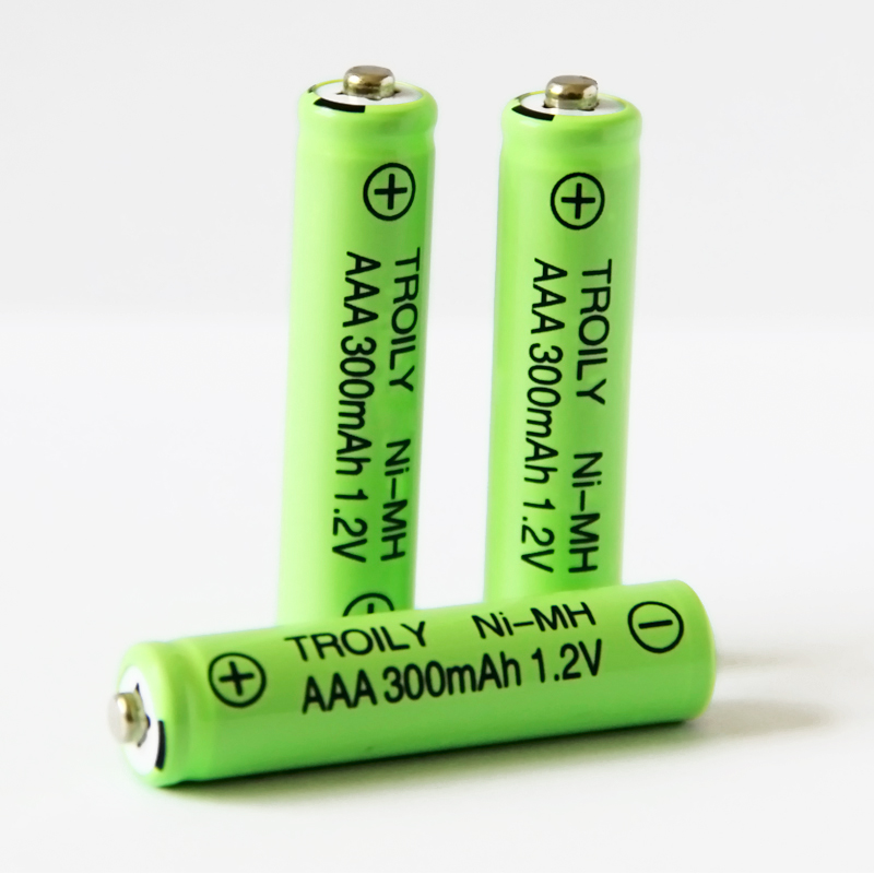 Ni-MHAAA300mAh 1.2V J尖帽电池